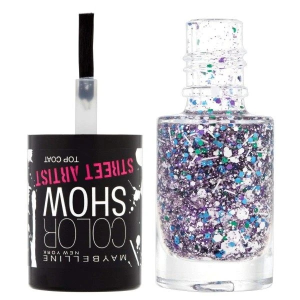 Maybelline 02 White Splatter TOP COAT - Vernis à... 2 Maybelline 02 White Splatter TOP COAT - Vernis à... – Image 2