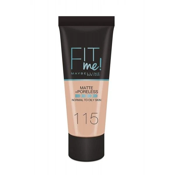 Maybelline 115 Ivoire - Fond De Teint FIT ME MATTE &... 1 Maybelline 115 Ivoire - Fond De Teint FIT ME MATTE &...