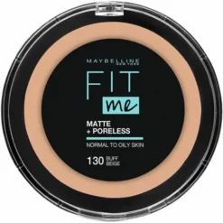 Maybelline 130 Buff Beige - Poudre Compacte FIT ME...