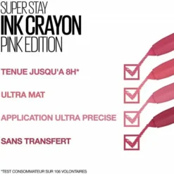 Maybelline 80 Run The World - Crayon Rouge à Lèvres... 9 Maybelline 80 Run The World - Crayon Rouge à Lèvres... -Maybelline shop 80 run the world crayon rouge a levres superstay ink de maybelline new york 4