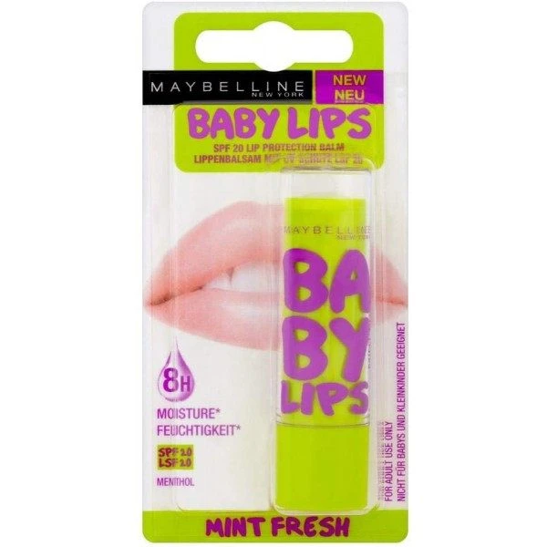 Maybelline Mint Fresh - Baume à Lèvres Hydratant Baby... 1 Maybelline Mint Fresh - Baume à Lèvres Hydratant Baby...